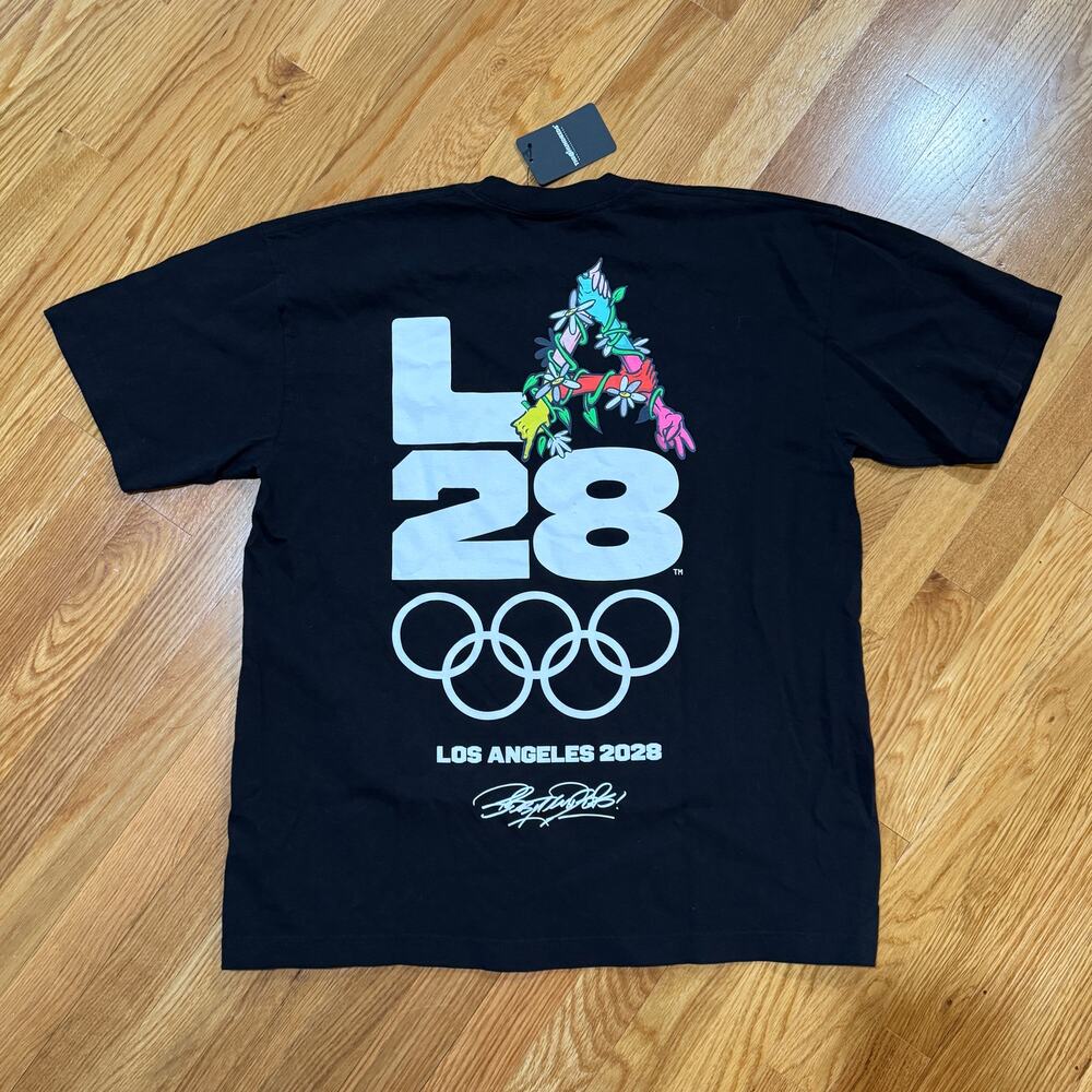 The Hundreds T-Shirt Los Angeles 2028 Summer Olympics Mens Large Black NWT